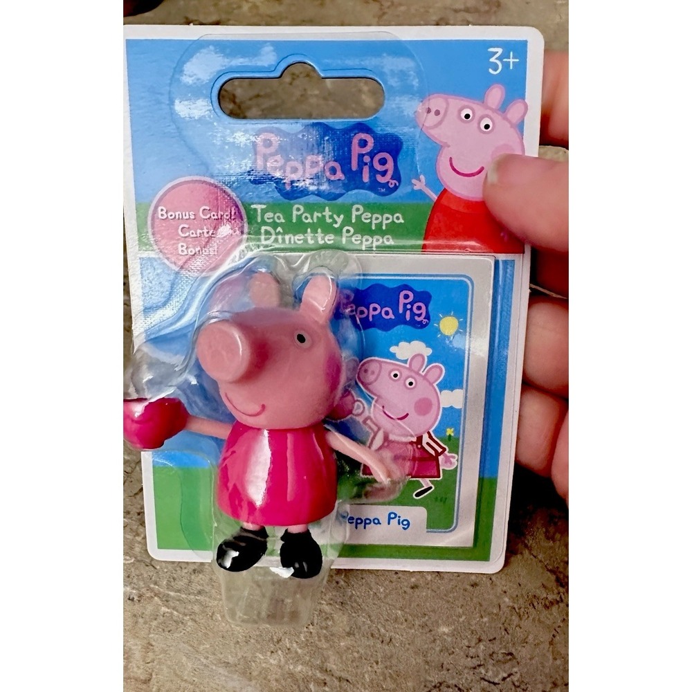 Peppa Pig Tea Party Peppa Figure Bonus Card Just Play 2024 New Sealed In Package - Picture 5 of 7